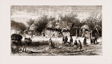 THE SHAKERS' PRESENT ENCAMPMENT IN THE NEW FOREST, 1875