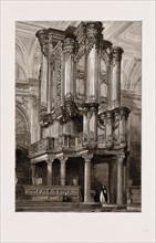 THE NEW ORGAN IN THE CHURCH OF ST. LAWRENCE JEWRY, GRESHAM STREET, LONDON, UK, 1875