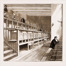 OPENING OF THE NEW WING OF UNIVERSITY COLLEGE, LONDON, UK, 1881: THE MICROSCOPICAL ROOM