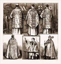 ADVANCED RITUAL IN THE CHURCH OF ENGLAND, UK, 1881: 1. THE PROSCRIBED VESTMENTS: A, The Chasuble;