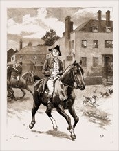 THE CHAPLAIN OF THE FLEET, DRAWN BY CHARLES GREEN, 1881; Will came the next morning, riding into