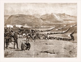 THE NEGOTIATIONS IN THE TRANSVAAL, SOUTH AFRICA: EVACUATION OF LAING'S NEK, MARCH 24, 1881