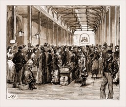 THE MARKET, SATURDAY MORNING, NEWCASTLE, UK, 1881