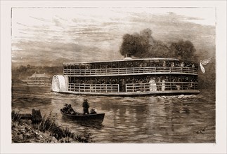 THE FATAL STEAMBOAT DISASTER IN CANADA, 1881: THE "VICTORIA" STARTING FROM SPRINGBANK