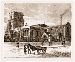 ST. ANDREW'S CHURCH, NEWCASTLE, UK, 1881