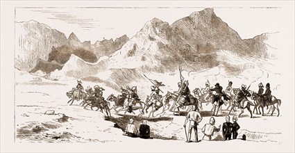 LAST DAYS AT KANDAHAR, AFGHANISTAN, 1881: ADVANCE GUARD OF ABDURRAHMAN'S ARMY OF OCCUPATION