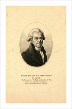 Bartmy. Faujas de Saint-Fond, geologist engraved by  Ambroise Tardieu