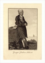 Full-length portrait of French astronomer Joseph JérÃ´me Lalande.