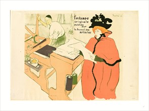 Henri de Toulouse-Lautrec, Cover for L'estampe originale (Couverture de L'estampe originale),
