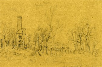 Haymarket, Va. 63, drawing, 1862-1865, by Alfred R Waud, 1828-1891, an american artist famous for