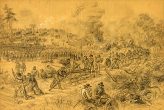 Destruction of Genl. Lees lines of Communication in Virginia by Genl. Wilson, drawing, 1862-1865,