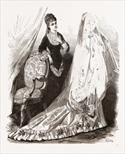 BRIDAL TOILETTES, 19th CENTURY  FASHION