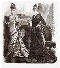 DINNER AND HOME TOILETTES, 19th CENTURY FASHION