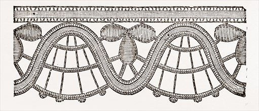 LACE EEGING FOR WASHING MATERIALS, NEEDLEWORK, 19th CENTURY EMBROIDERY