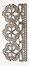 CROCHET LACE, NEEDLEWORK, 19th CENTURY EMBROIDERY
