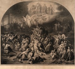 Destruction of Jerusalem; [no date recorded on shelflist card]; 1 print : engraving ; 38 3/4 x 31