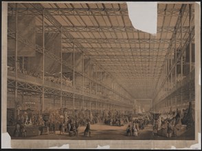 View of the nave of the great exhibition building, Hyde Park; Day & Son, printmaker; London :