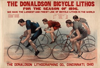 The Donaldson bicycle lithos for the season of 1896; Donaldson Lith. Co., lithographer; Cincinnati