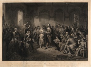 The marriage of Pocahontas, from the original picture in the possession of the publisher; McRae,