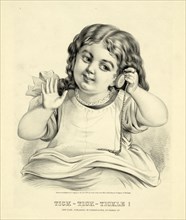 Tick--tick--tickle!; Currier & Ives.,; New York : Published by Currier & Ives, c1873.; 1 print :