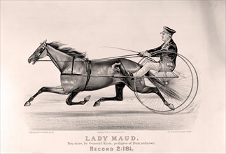 Lady Maud: bay mare, by General Knox; pedigree of dam, unknown; Currier & Ives.,; New York :