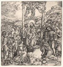 Cristofano Robetta (Italian, 1462 - ca. 1535). The Adoration of the Magi, after 1500. Engraving on