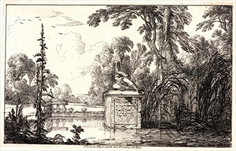 Laurent de La Hyre (French, 1606 - 1656). The Pond (L'Etang), 1640. Etching.