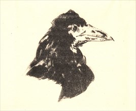 Edouard Manet (French, 1832 - 1883). The Raven (Le corbeau): Design for the cover, 1875. From The