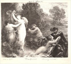 Henri Fantin-Latour (French, 1836 - 1904). Tannhauser, Venusberg, 1876. Lithograph.