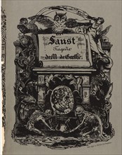 EugÃ¨ne Delacroix (French, 1798 - 1863). Faust: portfolio cover (front), 1828. From Faust.