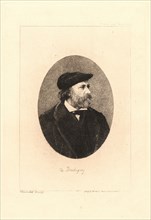Alphonse Louis Pierre Trimolet (French, active ca. 1861-1887). Portrait of Charles Daubigny, 19th