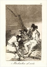 Francisco de Goya (Spanish, 1746-1828). Muchachos al avÃ­o. (Lads making ready.), 1796-1797. From
