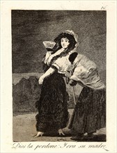 Francisco de Goya (Spanish, 1746-1828). Dios la perdone: Y era su madre. (For heaven's sake: and it