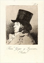 Francisco de Goya (Spanish, 1746-1828). Francisco Goya y Lucientes, Pintor (Francisco Goya y