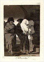 Francisco de Goya (Spanish, 1746-1828). Pobrecitas! (Poor little girls!), 1796-1797. From Los