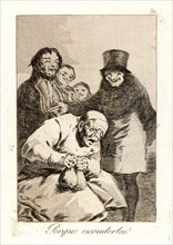 Francisco de Goya (Spanish, 1746-1828). Porque esconderlos? (Why hide them?), 1796-1797. From Los