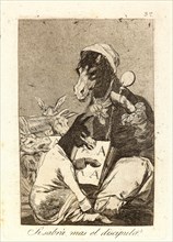 Francisco de Goya (Spanish, 1746-1828). Si sabrÃ¡ mas el discipulo? (Might not the pupil know