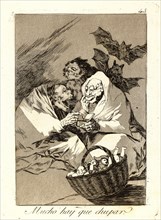 Francisco de Goya (Spanish, 1746-1828). Mucho hay que chupar. (There is plenty to suck.), 1796-1797