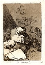 Francisco de Goya (Spanish, 1746-1828). Correccion. (Correction.), 1796-1797. From Los Caprichos,