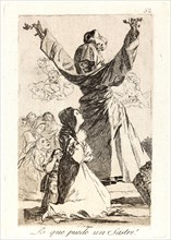 Francisco de Goya (Spanish, 1746-1828). Lo que puede un Sastre! (What a tailor can do!), 1796-1797.
