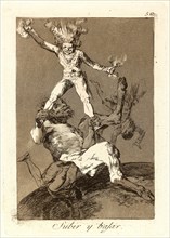 Francisco de Goya (Spanish, 1746-1828). Subir y bajar. (To rise and to fall.), 1796-1797. From Los