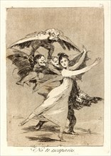 Francisco de Goya (Spanish, 1746-1828). No te escaparÃ¡s. (You will not escape.), 1796-1797. From