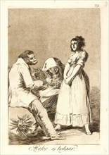 Francisco de Goya (Spanish, 1746-1828). Mejor es holgar. (It is better to be lazy.), 1796-1797.