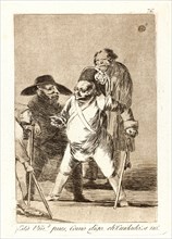 Francisco de Goya (Spanish, 1746-1828). Â¿EstÃ¡ Umd. ...pues, Como digo...eh! Cuidado! si no! (You
