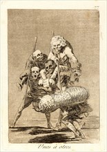 Francisco de Goya (Spanish, 1746-1828). Unos Ã¡ otros. (What one does to another.), 1796-1797. From