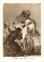 Francisco de Goya (Spanish, 1746-1828). Nadie nos ha visto. (No one has seen us.), 1796-1797. From