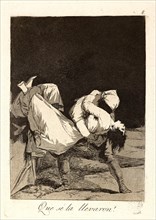 Francisco de Goya (Spanish, 1746-1828). Que se la llevaron! (They carried her off!), 1796-1797.