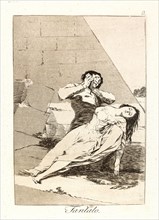 Francisco de Goya (Spanish, 1746-1828). Tantalo. (Tantalus.), 1796-1797. From Los Caprichos, no. 9.