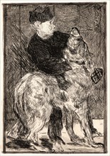 Ãâdouard Manet (French, 1832 - 1883). The Boy and a Dog (Le GarcÂ¸on et le chien), 1861. Etching on