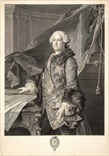Johann Georg Wille (German, 1715-1808) after Louis Tocqué (French, 1696-1772). Portrait of